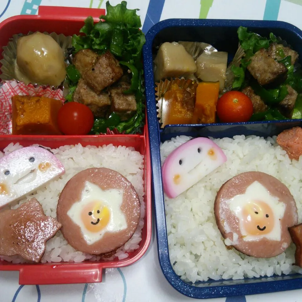 Snapdishの料理写真:9月11日　高校生女子＆オレ弁当|クッキングおやぢさん