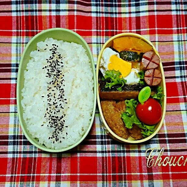 9/11(木)の旦那弁当🍱
♪さばの塩焼き
♪目玉焼き
♪メンチカツ
♪かぼちゃ
♪ウィンナ
♪ミニトマト|ふみぃさん