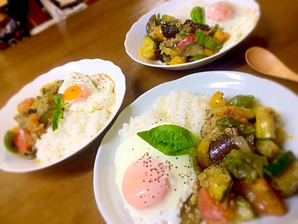 バジル炒めご飯♡|まなちゃさん