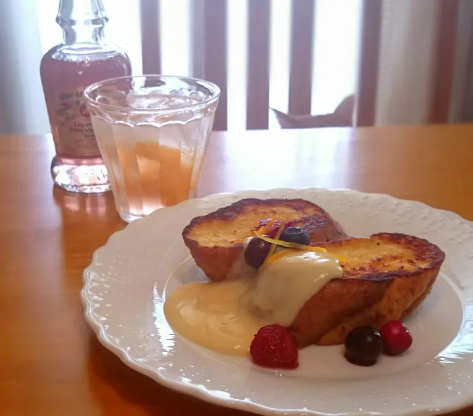 オレンジ風味フレンチトースト|うさかめさん