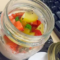 Snapdishの料理写真:#snack #fruits #kiwi #Singaporean cuisine  
#healthy Fruits for teabreak. Anyone keen?|JazzyJasさん