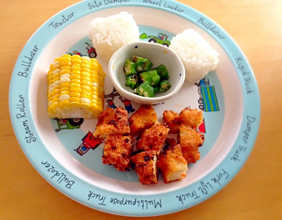 息子夕食 チキンナゲット|eriさん