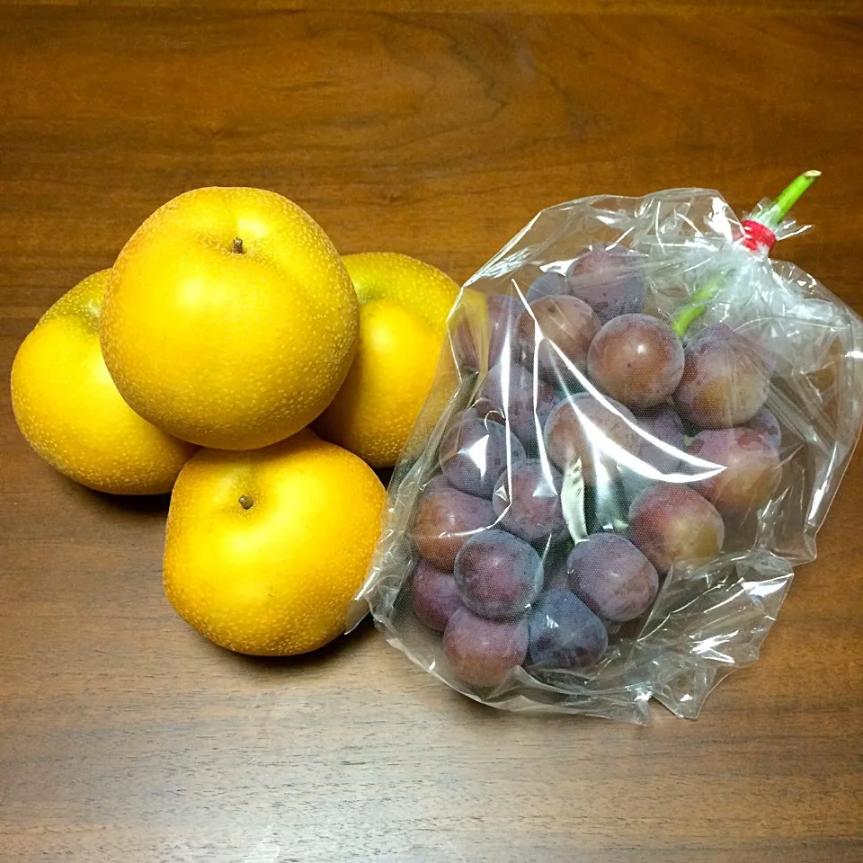 梨＆ぶどう♡|真奈美さん