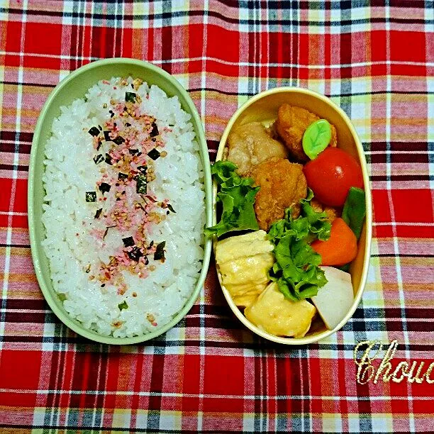 9/12(金)の旦那弁当🍱
♪唐揚げ
♪卵焼き
♪ミニトマト
♪根菜煮物|ふみぃさん