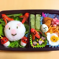 Snapdishの料理写真:今日のお弁当😅...えんそく😘|Charmieさん