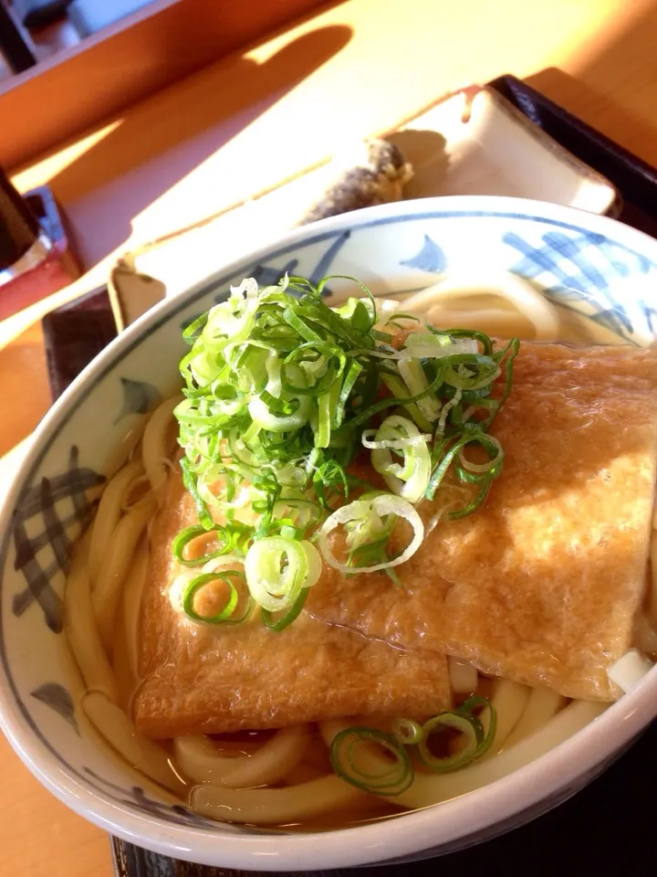 ✨きつねうどん的な朝ごはん✨|中さんさん