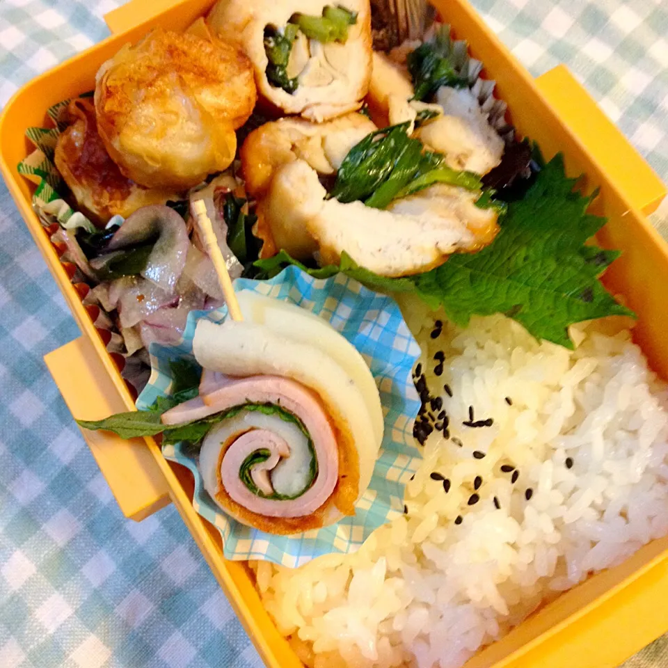 Snapdishの料理写真:中3弁当 09.12.2014|みっちょさん