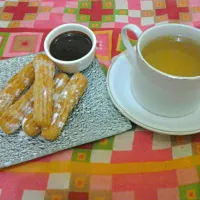 Homemade Churros with green tea #greentea #churros #homemade|Dwi Chairunissa Fさん