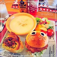 Snapdishの料理写真:手作りバンズランチ|落合かなえさん