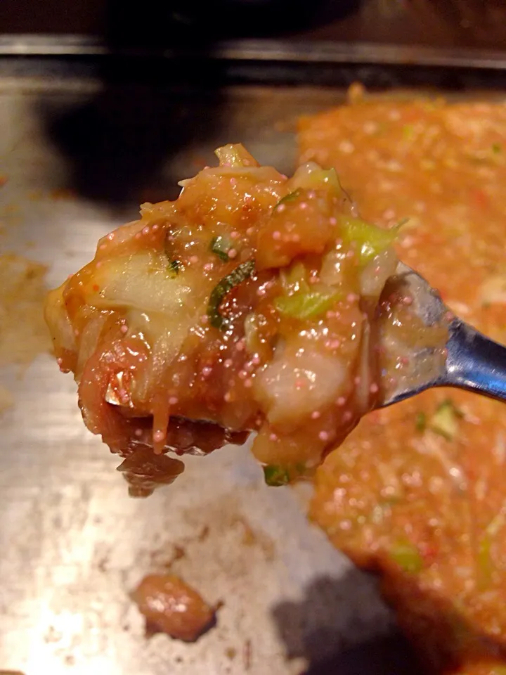 将月 人生初‼︎もんじゃ焼き 明太子美味しかった〜|あっこぷーさん