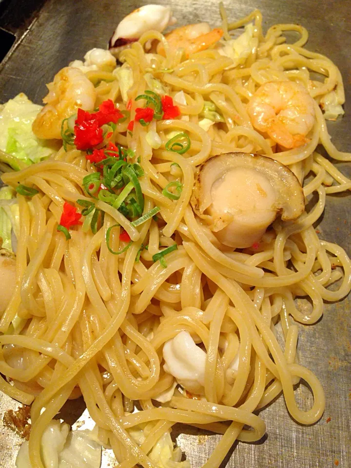 将月 海鮮塩焼きそば 麺がモチモチ💕|あっこぷーさん