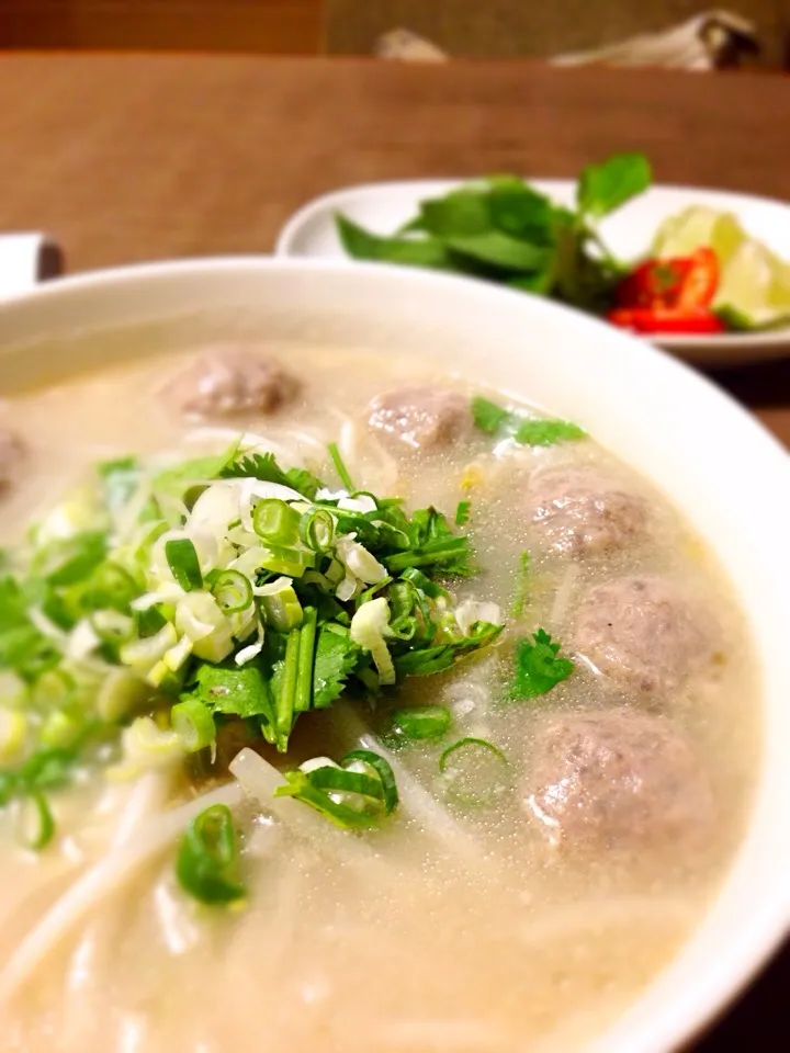 Vietnamese Pho with Beef Balls|Sam: photos by iPhoneさん