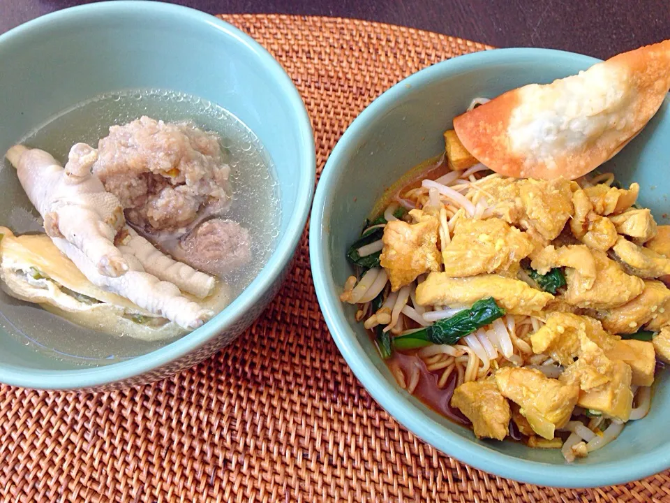 Snapdishの料理写真:Mie Ayam bakso|yeni kartikasariさん