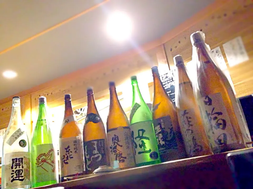 Snapdishの料理写真:日本酒ラインナップ|金子 雄介さん