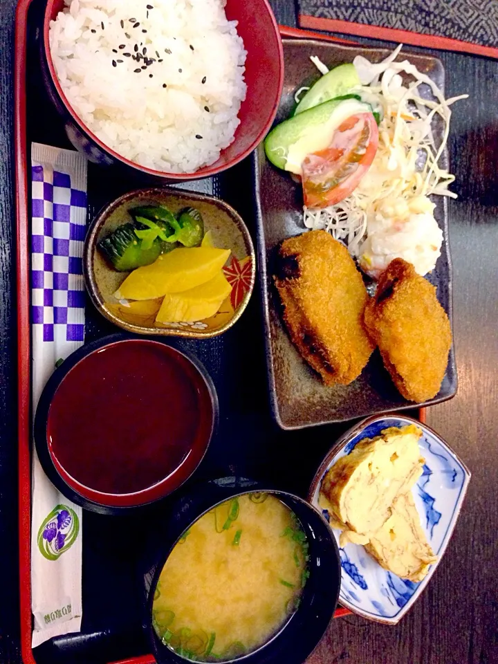 コロッケ定食|ミキさん