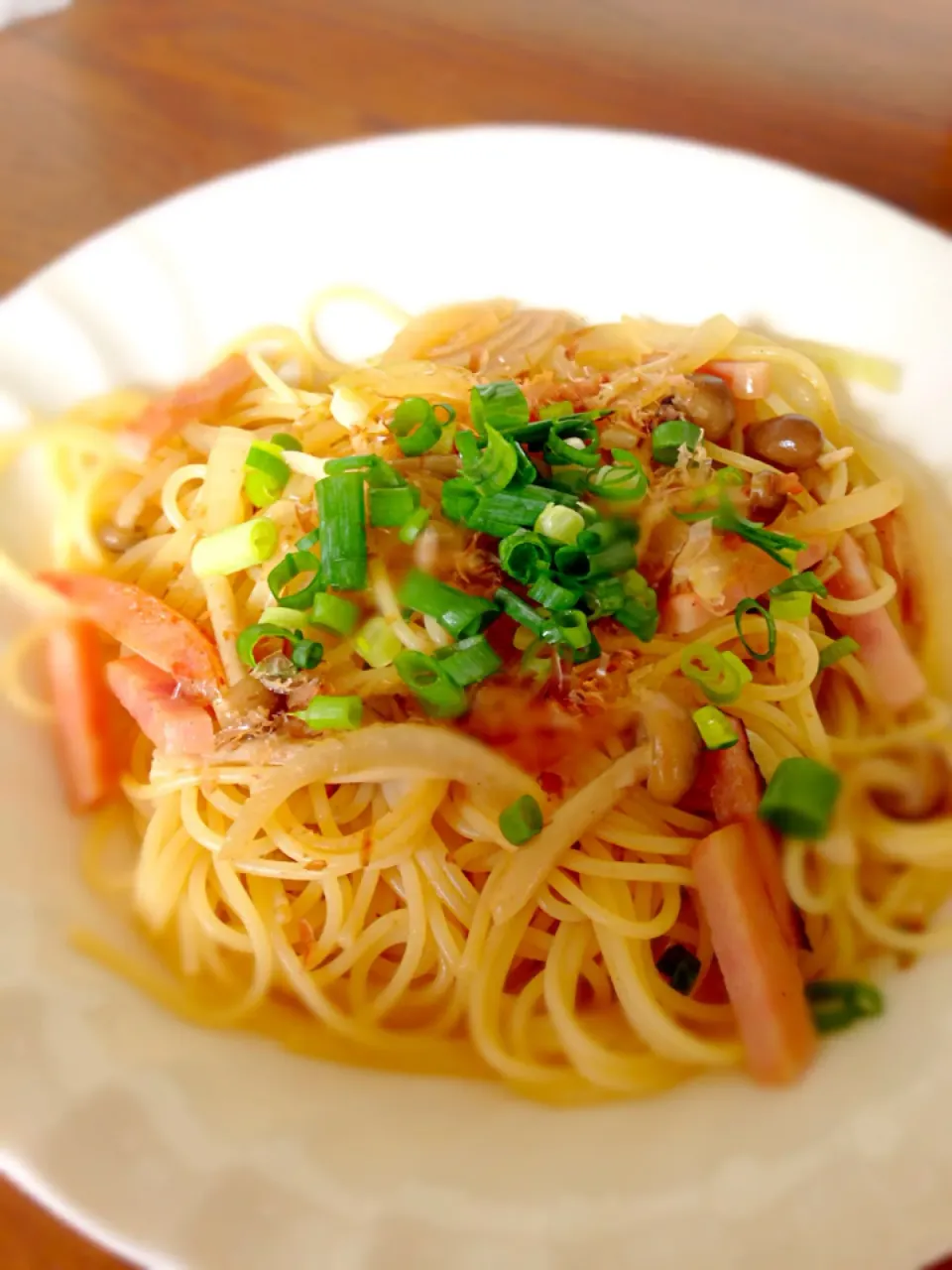 和風しめじパスタ🍴|しのてらさん