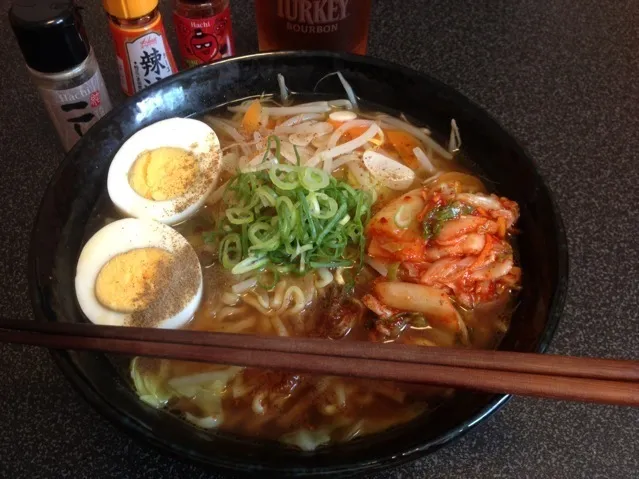 マルちゃん正麺、ニンニク味噌味！꒰ •ॢ  ̫ -ॢ๑꒱✩✨|サソリさん