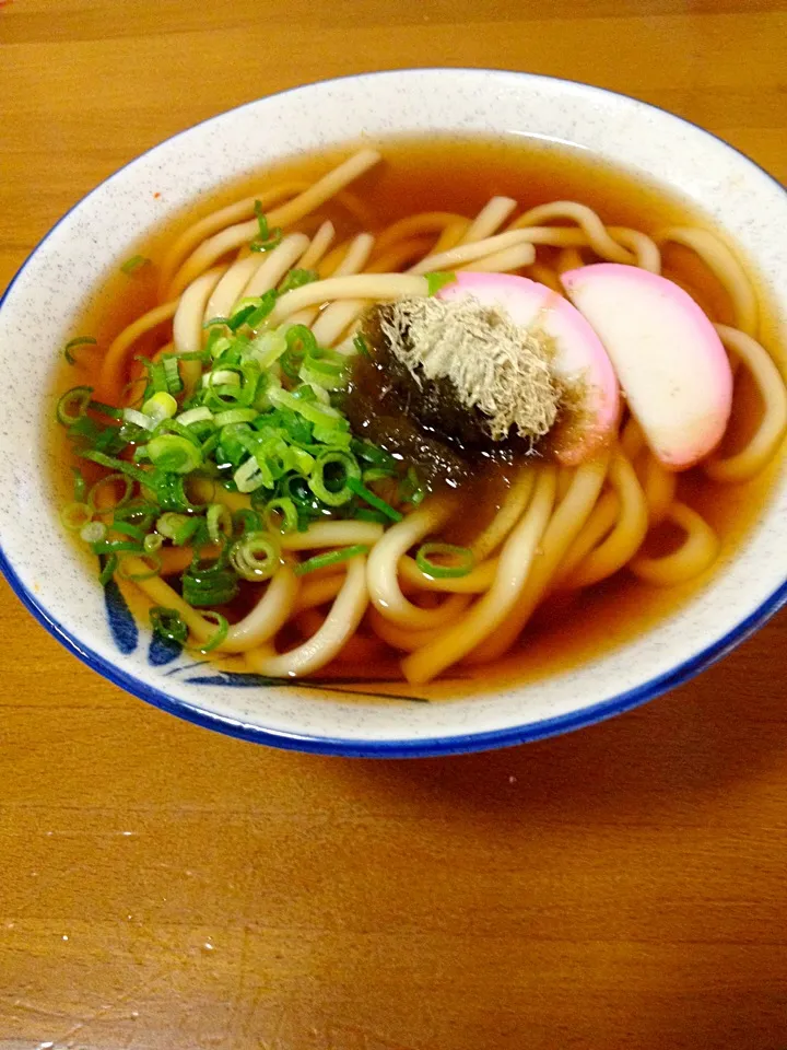 Snapdishの料理写真:温かいうどん🍀ホッコリ😊|まいりさん