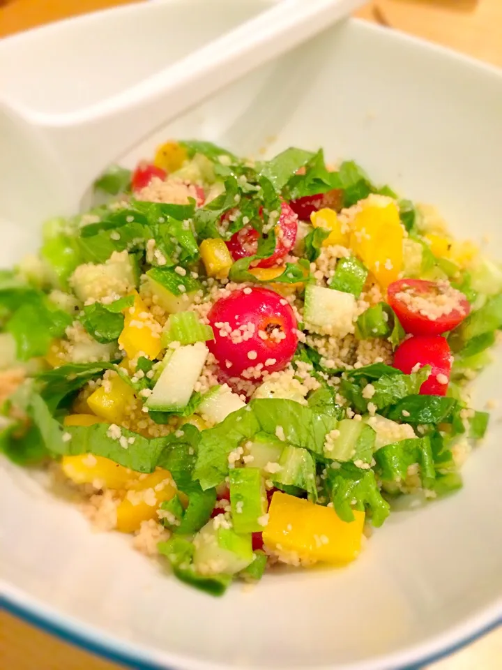 Snapdishの料理写真:Couscous salad|Chiho Yamamotoさん