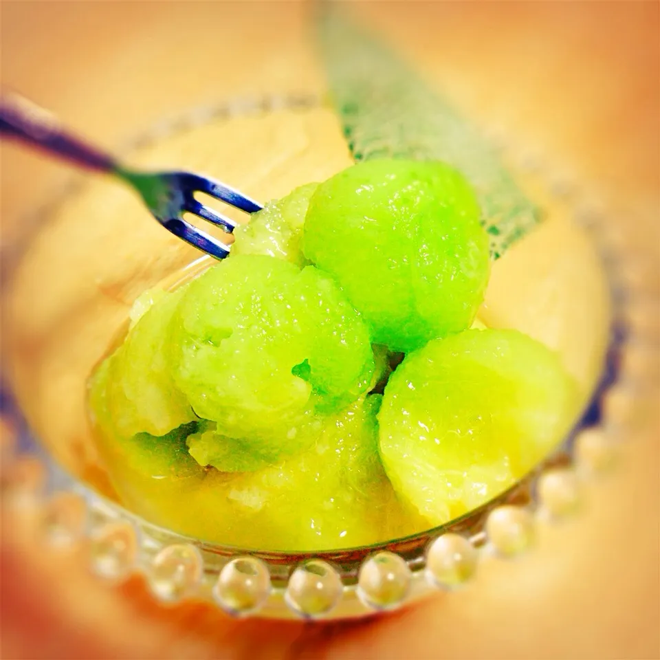 Melon ball for dessert|Laarni Nabongさん