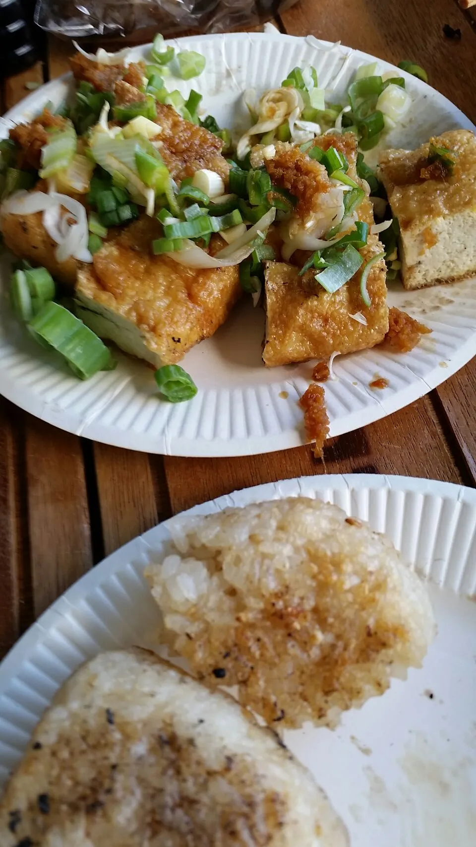 厚揚げ 焼おにぎり BBQ|かつこ ともこさん