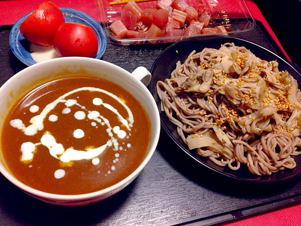 カレーつけ蕎麦|カリヤ レイイチロウ。さん