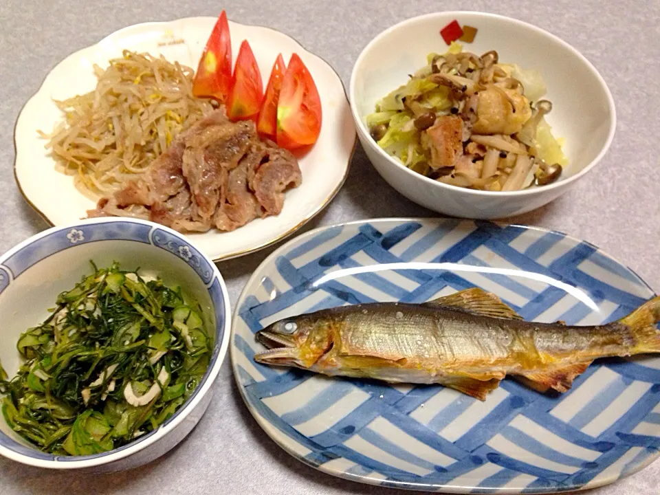 Snapdishの料理写真:地味めの 晩ご飯|Orie Uekiさん