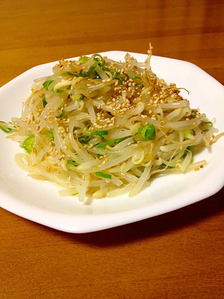 中華定食🍀レンジでもやしのナムル その2|まいりさん