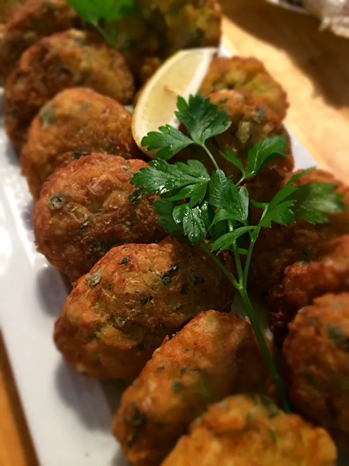 Cycladic chickpea fritters;)|aястасияさん