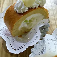 メロンロールケーキ|ふなさん