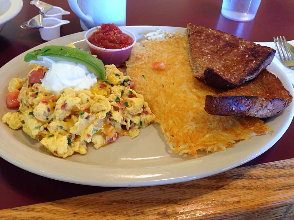 California Scrambled Egg and Hashed Potato|chan mitsuさん