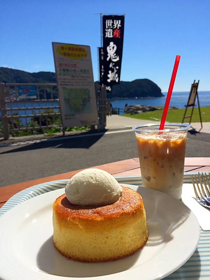 世界遺産でパンケーキ♪|ましてさん