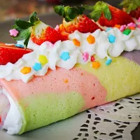 rainbow cake roll|omgjulietさん