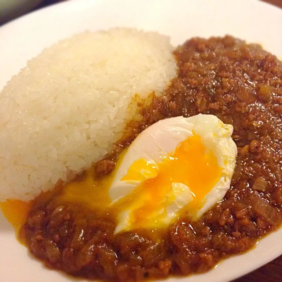 ひき肉のカレー（まぜる用たまご付き）|タケハナさん