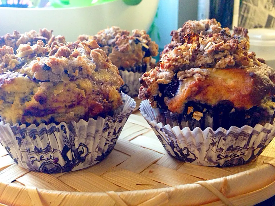 Blueberry crumble muffins|Aliceさん