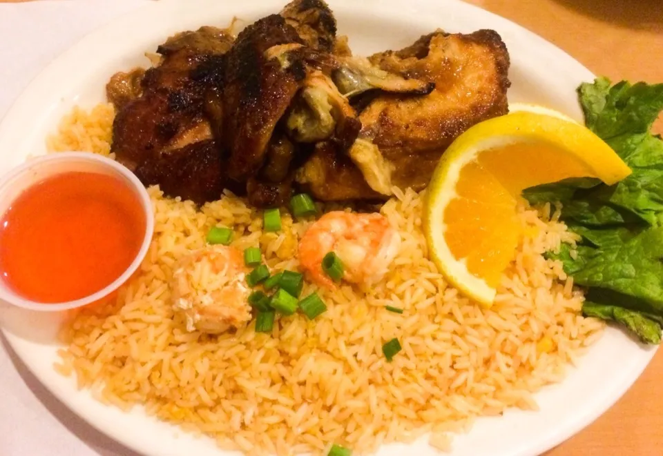 BBQ Chicken with Shrimp Fried Rice from Thai Original BBQ|sooprcoolchicaさん