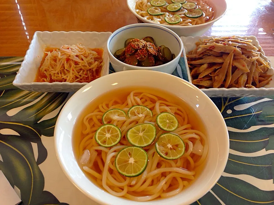 Snapdishの料理写真:スダチうどん|ヨーコさん