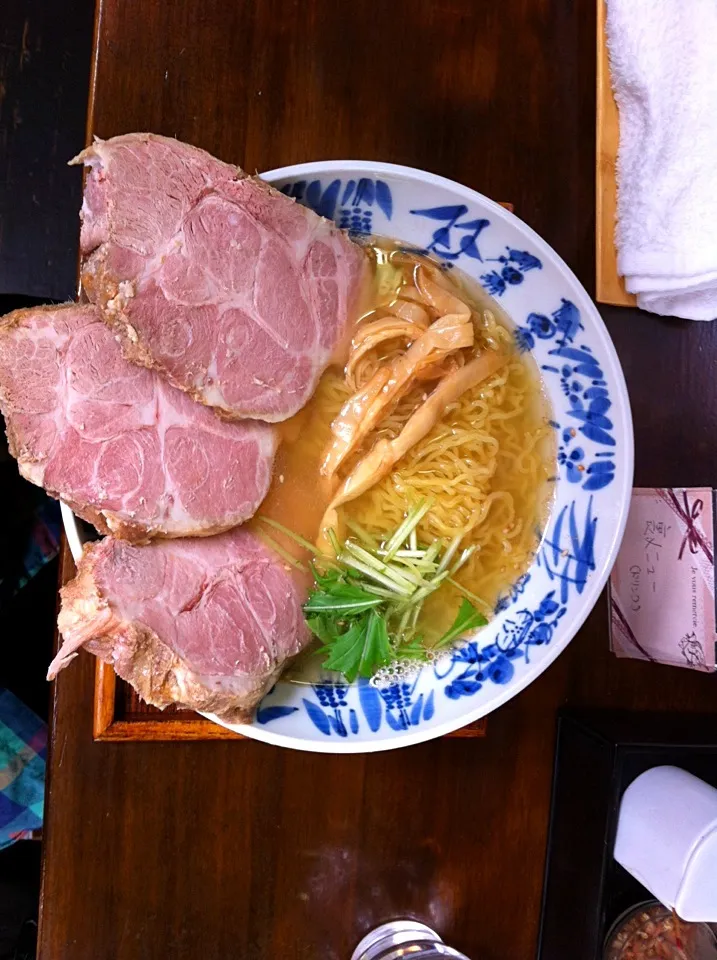 本日のお昼ご飯、限定特製チャーシュー麺|Taketoshi Satoさん