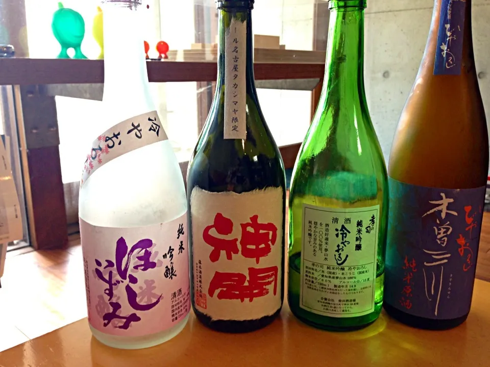 合わせた日本酒達|あきらさん