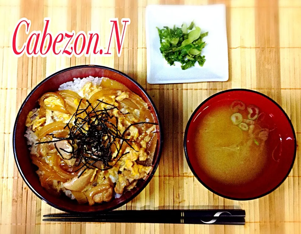 今日の賄い弁当の試作を兼ねた 親子丼|Cabezon.Nakamuraさん