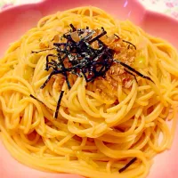 Snapdishの料理写真:長ネギだけパスタ|メグさん