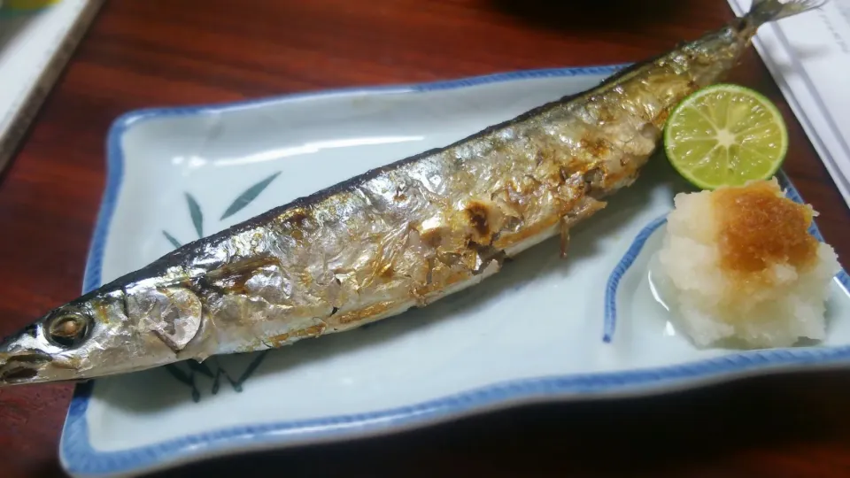 秋刀魚の塩焼き|左ぷろっぷさん