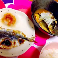 釣った魚で味噌煮と塩焼き！|あゆぴさん