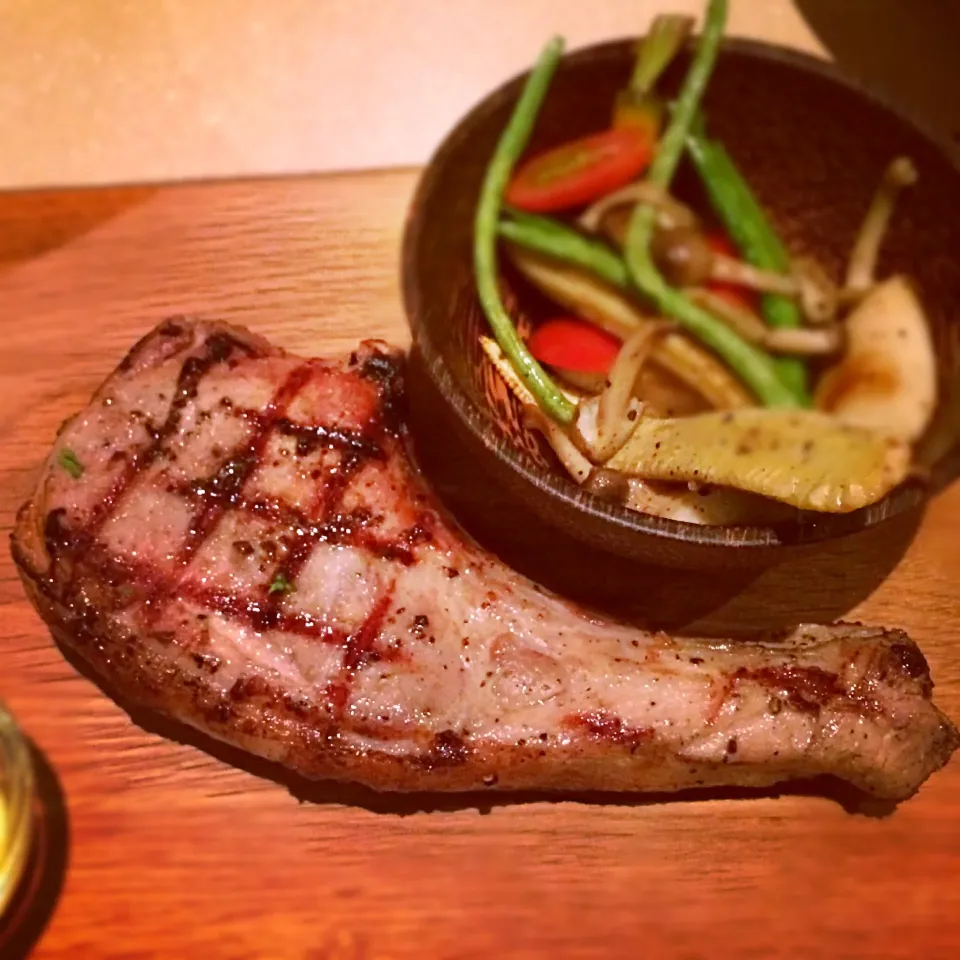 Porkchop Steak/ポークチョップのステーキ/พอร์คชอปสเต็ก|SaSaさん