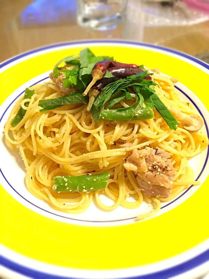 白だしを活用した明太子マヨパスタ|えぬ てぃけいさん