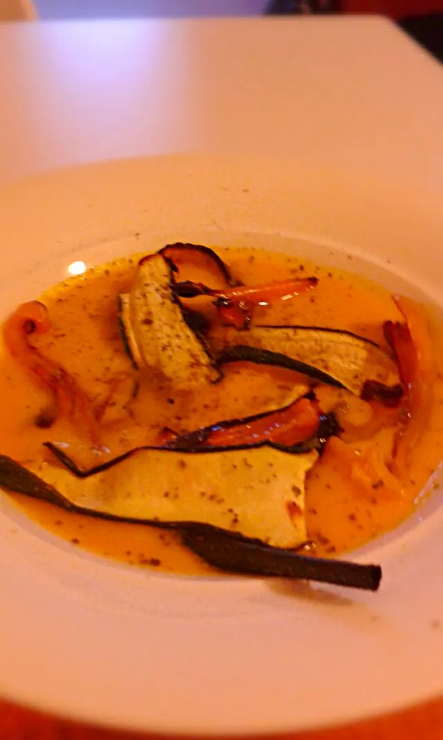 Snapdishの料理写真:pumpkin cream with roasted vegetables|matteo moroniさん