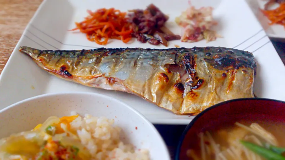 焼き魚定食【金華鯖】|プチテンよすさん