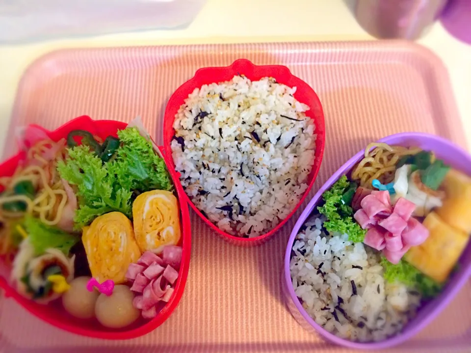 Snapdishの料理写真:JK楓と祈のお弁当9/16|よこたんさん