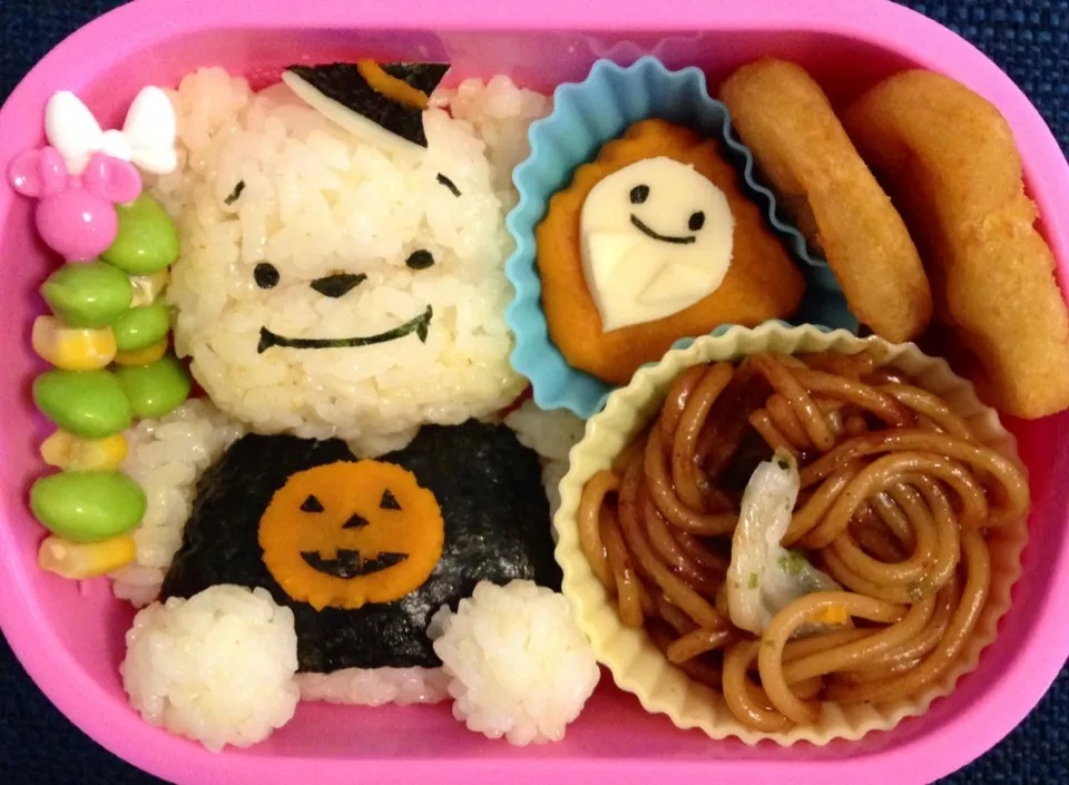 ☆本日の幼稚園お弁当☆プーさんハロウィンver♪|♡Noriko♡さん