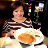 Chicken Katsu for lunch|Janette Huangさん